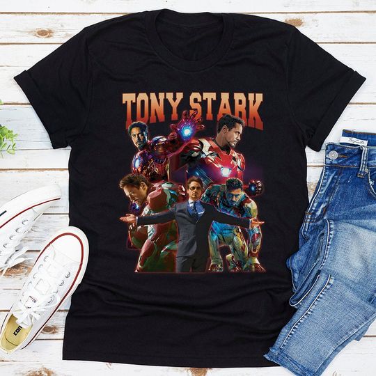 The Avengers Iron Man Shirt, Tony Stark t-shirt, Marel Superhero Birthday Gift For Men Woman Kids, V-neck, Tank Top