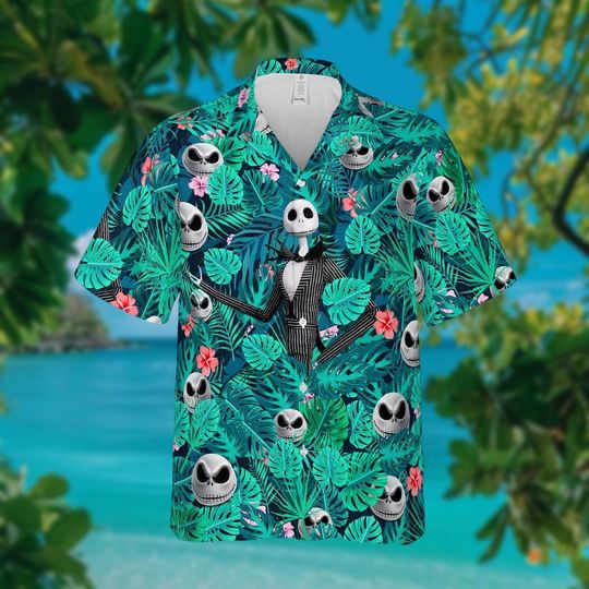 Jack Skellington Shirt, Disney Skelenton Shirt, Nightmare Before Christmas Shirt, Magic Kingdom Hawaii Shirt, Family Shirt, Funny Gift
