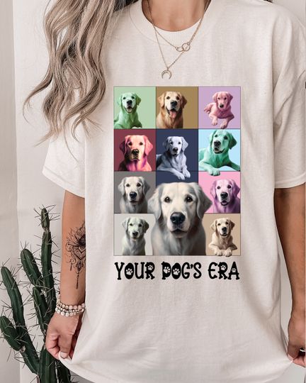 Custom Era Tour, Custom Dog Cat Shirt, Custom Bachelorette, Dog Bootleg Shirt, Custom Pet Portrait, Dog Photo Dog's Version