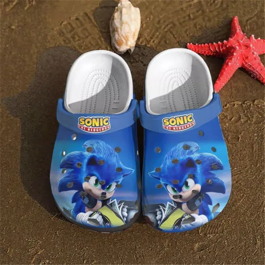 Sonic The Hedgehog Clogs, Cute Gaming Sandals, Summer Shoes for Men And  Women