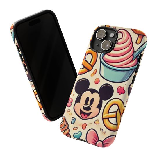 Disney Snacks Phone Case, Disney Iphone Case, Iphone 15 pro Case, Magsafe Phone Case, iphone 16 pro max case Disney