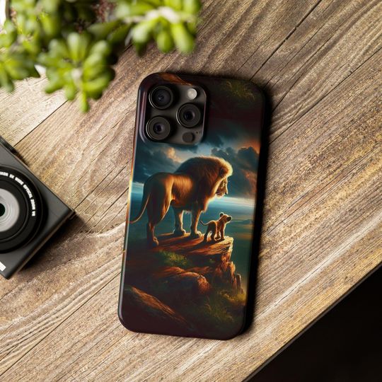 Lion King Phone Case, Simba iPhone Cover, Hakuna Matata Slim Phone Holder, Lion King Gift, Disney Phone Case