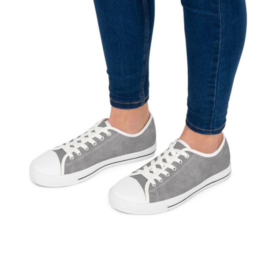 Grey Smokey Women's Low Top Sneakers