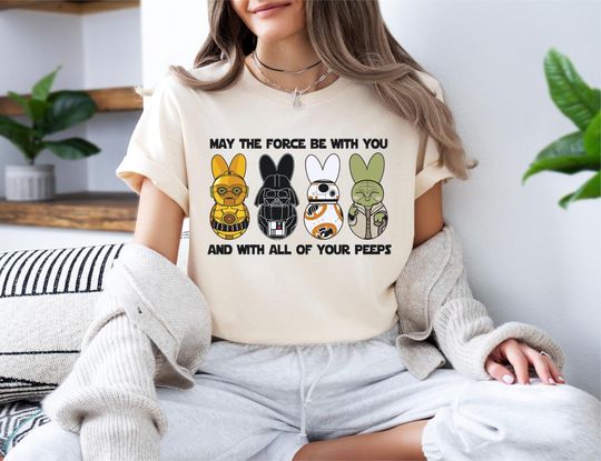 Star Wars Easter Shirt, Easter Peeps Sweater, Easter Bunny Sweatshirt, Happy Easter Day Tee, Galaxy's Edge T-Shirt, Easter Trip Sweatshirt