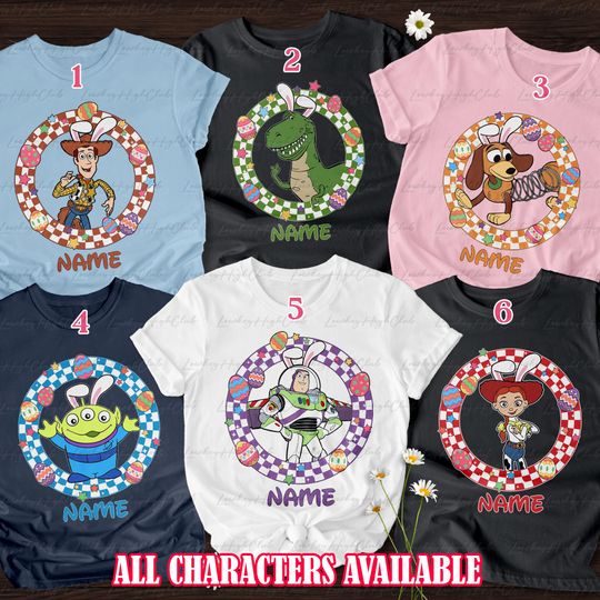 Toy Story Custom Easter Matching, Buzz Lightyear Team Easter Custom Tee, Magic Kingdom Easter Eggs Tee, Easter Gift For Disney Lover, MYA716