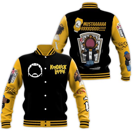 Kendrick Lamar Mustard Not Like Us Not Enough GNX Baseball Jacket
