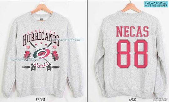 Personalized Carolina Hockey Sweatshirt | Carolina Hurricanes Sweatshirt, Carolina Hockey Fan shirt,Carolina Hurricanes Sweatshirt Crewneck