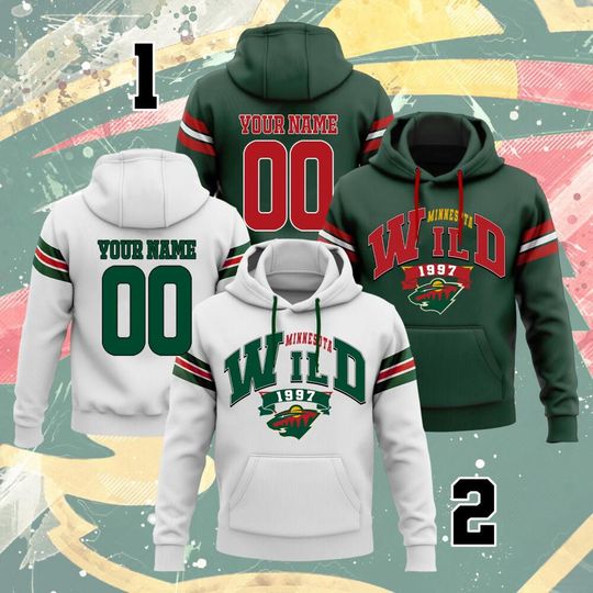 Minnesota Wild Ice Hockey Team Vintage Hoodie, Minnesota Wild Shirt Gift, Minnesota Hockey Fan, Hockey Lover Hoodie