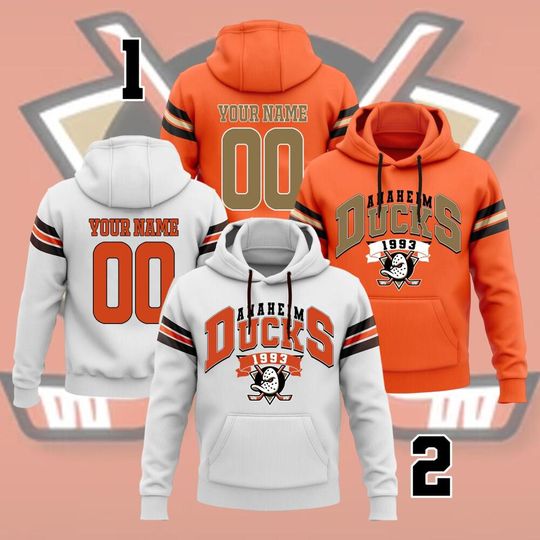 Anaheim Ducks Ice Hockey Team Vintage Hoodie, Anaheim Ducks Shirt Gift, Anaheim Hockey Fan, Hockey Lover Hoodie