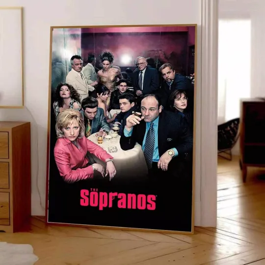 The Sopranos TV Show Retro Poster