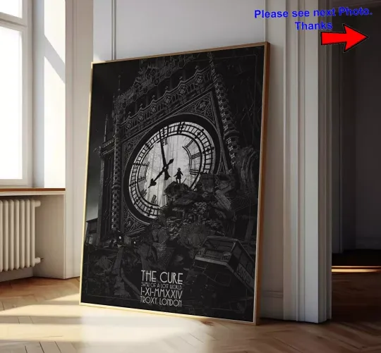 New!!! The Cure Troxy London Show reprint Poster