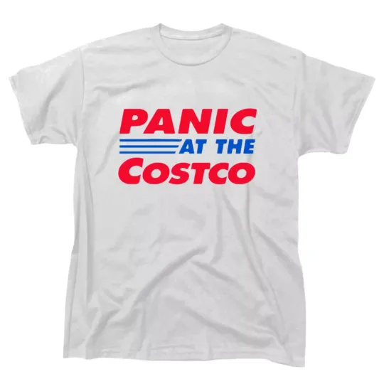 Panic At The Costco Men's Funny Meme T-Shirt