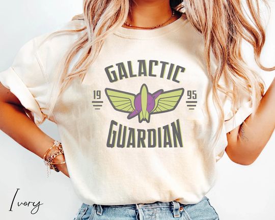 Vintage Buzz Lightyear Galactic Guardian 1995 Symbol Comfort Colors Shirt, Buzz Toy Story Disney Washed Tee, Magic Kingdom, Disneyland Trip