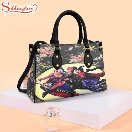 Sanderson Sisters Leather Handbag, Hocus Pocus Witch Leather Bag