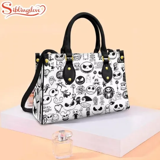 Jack Skellington Leather Handbag, The Nightmare Before Christmas