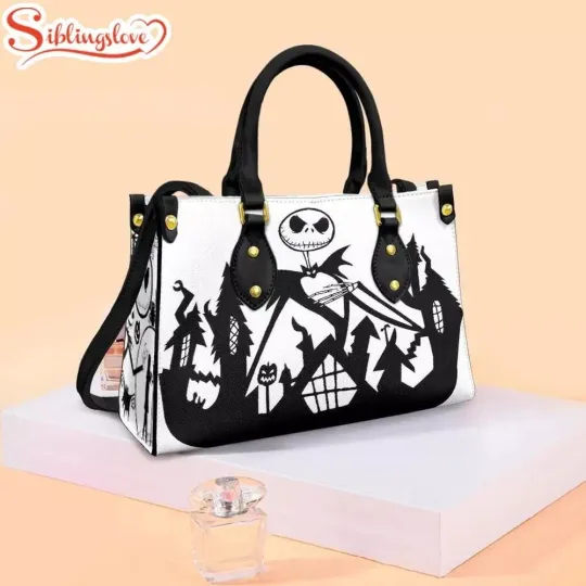 Jack Skellington Leather Handbag, The Nightmare Before Christmas