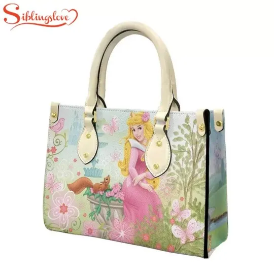 Aurora Princess Sleeping Beauty Leather Handbag Lovers Gift