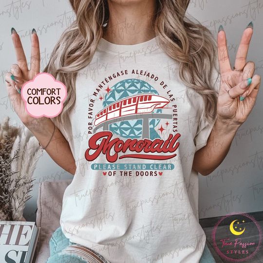 Monorail Shirt, Monorail Ride Shirt, Theme Parks Shirt