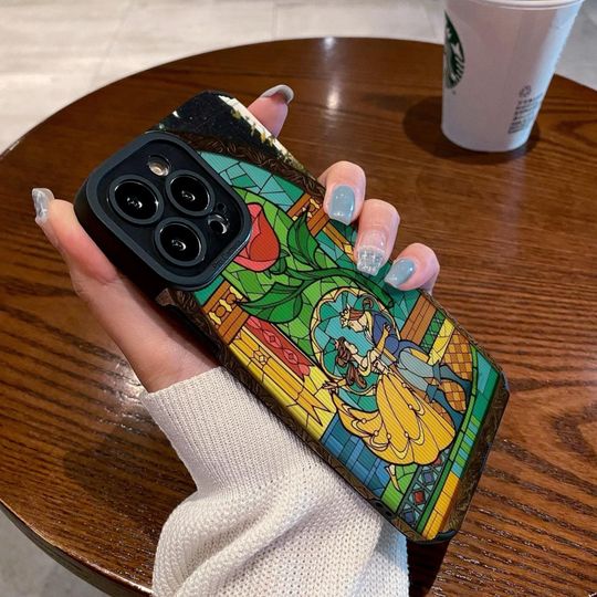 Theme park iPhone Case, Beauty and the Beast princess Belle iPhone 16 Pro Max Case, iPhone 15 Plus Case, iPhone 14 Case, iphone case, cafif