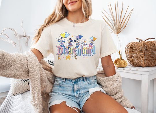 Discover Disneyland Resort Shirt, Retro Disney Tee, Disney Est 1955 Shirt, Mickey And Friends Tee, WDW Family Trip Shirt, 70th Anniversary Disney Tee