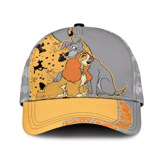 Lovely Lady And The Tramp Unisex Classic Cap, Lady And The Tramp Cap Lovers Gift