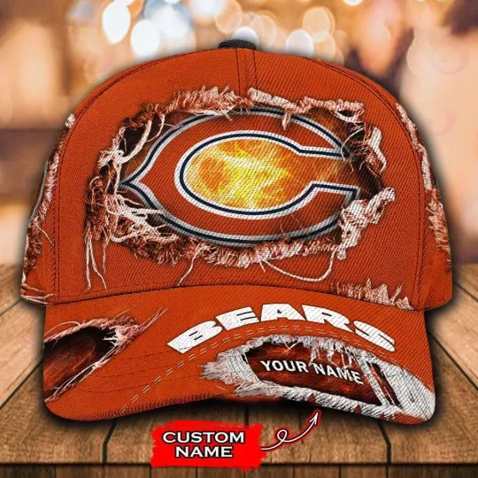 Discover Personalized Chicago Football Team Bearss Sport Unisex Classic Cap Lovers Gift