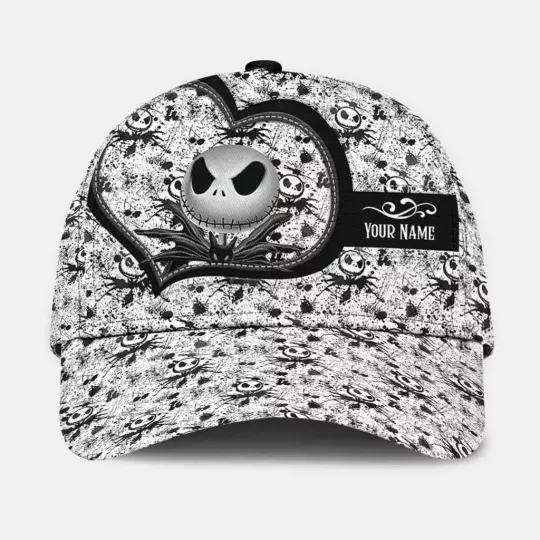 Personalized Jack Skellington The Nightmare Before Christmas Unisex Classic Cap