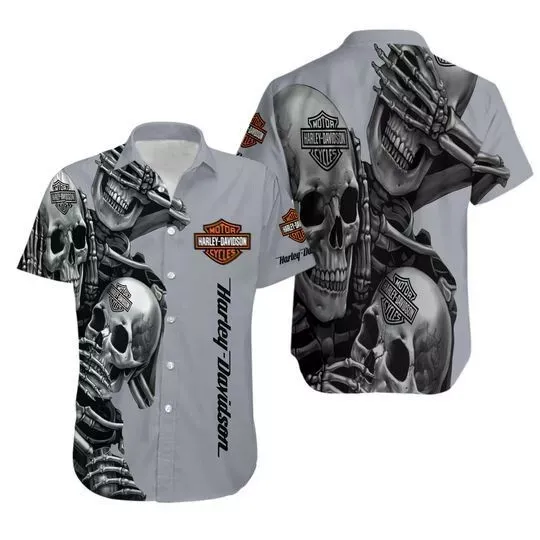 Harley Motor Racing Davidsonn Casual Button Down Shirt