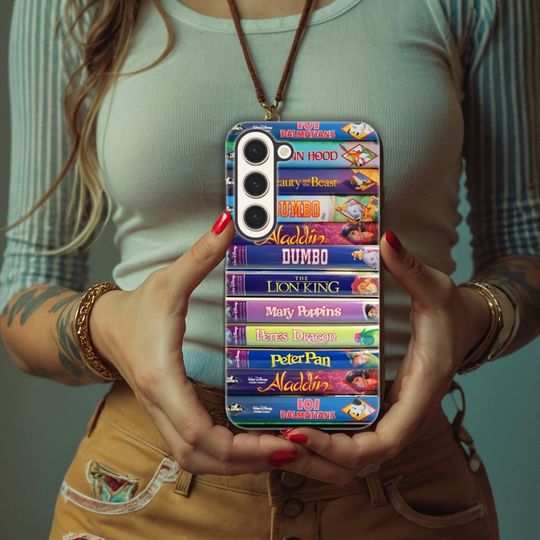 Classic 90's Family Movie Nostalgia VHS Phone Case - Classic Movie-Inspired Cover for iPhone 14 Pro Max