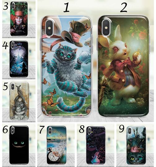 Discover Alice in Wonderland Phone Case TV Cover for iPhone 16 Pro Max 15 14 13 12 11 Plus Xs Xr 8 7 Plus