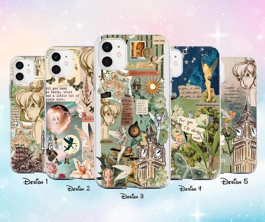 Tinker Bell Peter Pan iPhone 14 15 16 Pro Max Case iPhone 13 12 Mini x Case