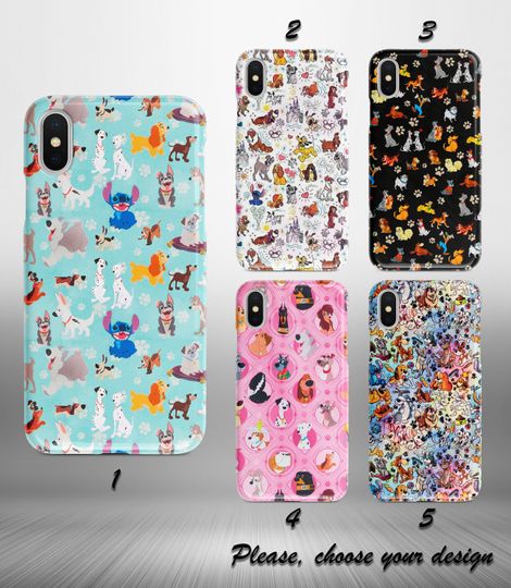 Discover Disney iPhone 13 14 15 16 case Dogs iPhone X case iPhone 11 12