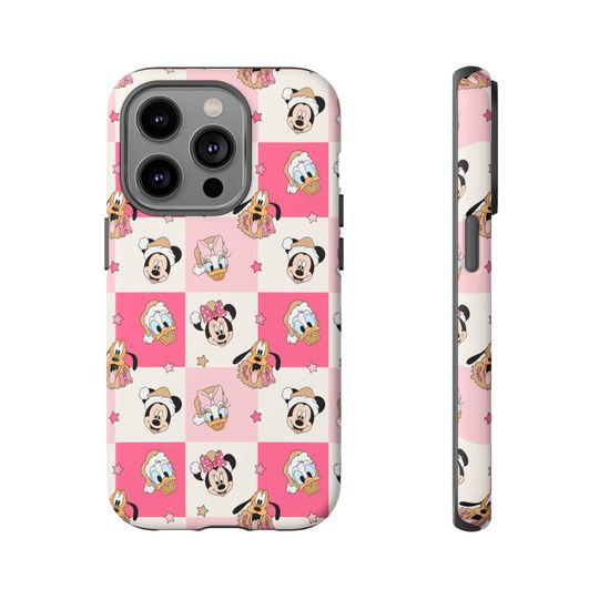 Christmas Mickey and Friends Phone Case Disney Iphone Case  iPhone 15 Pro Disney Phone Case iPhone 15 Plus Holiday Case