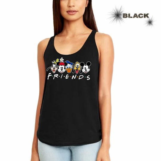 Disney Friends Tank Top, Mickey's Friends Tank Top, Disney Characters, Mickey Mouse, Minnie Mouse, Daisy Duck, Mickey And Friends Tank Top