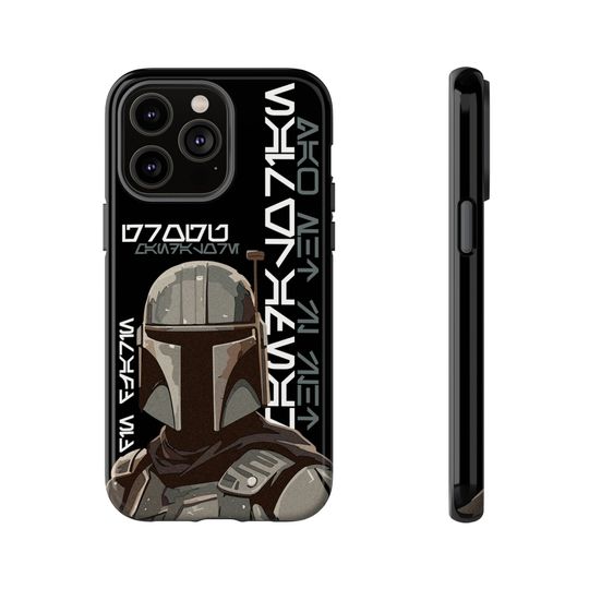 The Mandalorian Phone Case  iPhone and   Showcase the Bounty Hunting Adventure in Style
