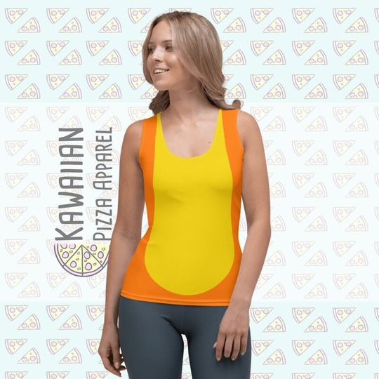 Women's Orange Bird Inspired Tank Top