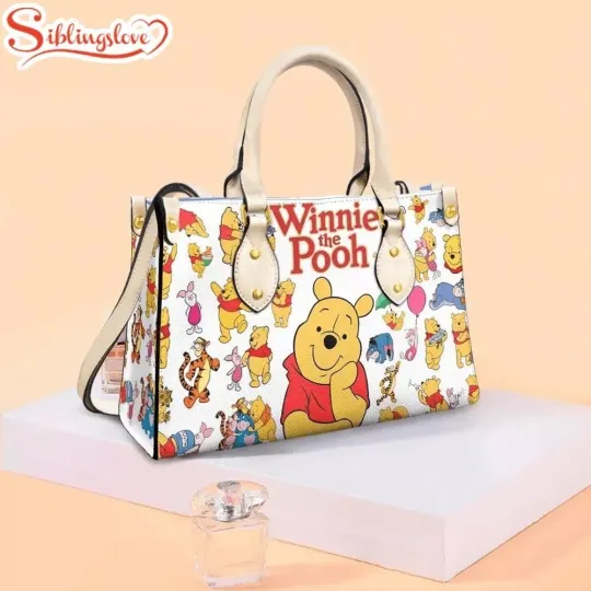 Winnie The Pooh Bear Leather Handbag, Winnie The Pooh Lovers Gift