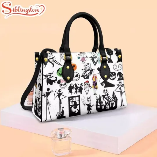 Discover Jack Skellington The Nightmare Leather Handbag Lovers Gift