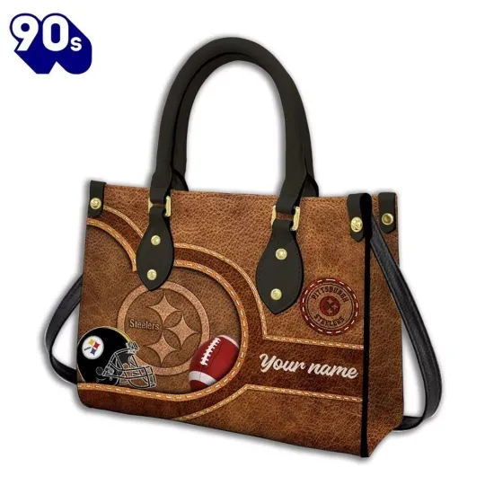 Personalized Pittsburgh Football Team Steelerss Leather Handbag Gift