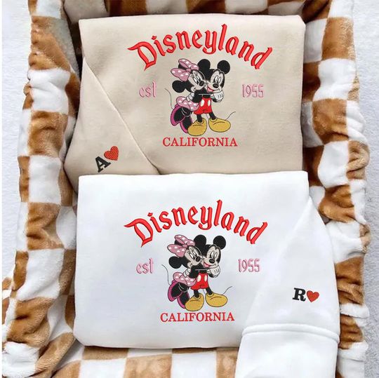 Custom Couple Valentine Embroidered Sweatshirt, Cute Couple Embroidery Sweatshirt, Matching Couple Shirt, Xoxo Valentine Sweatshirt