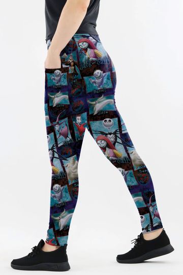 Nightmare Before Christmas Portraits Leggings