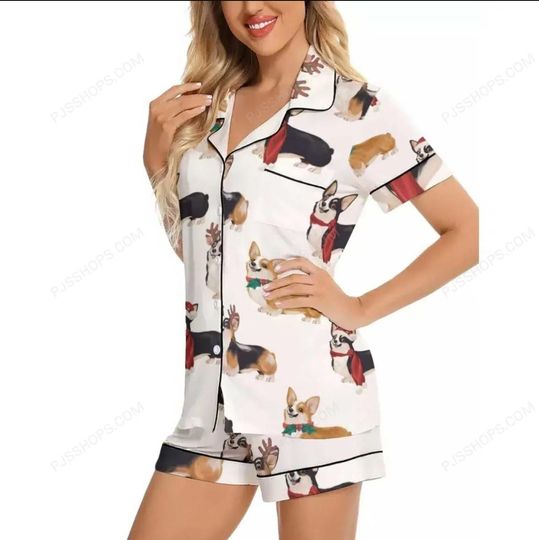 Discover Corgi Pajama Set  Cozy, Adorable, and Perfect for Dog Lovers