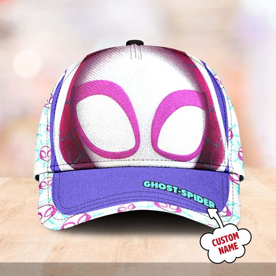 Ghost Spider Superhero Character Classic Cap, Gwen Stacy Summer Vacation Baseball Cap, Spider Woman Summer Trip Hat, Gift For Kid Adult