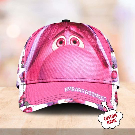 Embarrassment Character Baseball Cap, Inside Out Cartoon Character Classic Cap, Embarrassment Summer Vibe Trip Hat, Gift Hat For Kid Adult