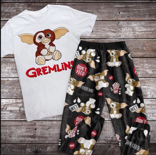 Discover Gizmo Christmas Pajamas Set, Gremlins And Gizmo Pajamas Set, Gremlins Family Pajamas Set For Adult And Kids
