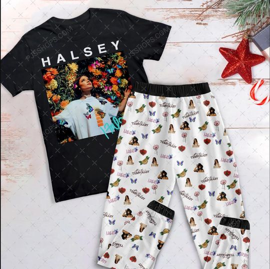 Discover Halsey Pajamas Set, Personalized Family Pajamas, Family Christmas Pajamas Set.