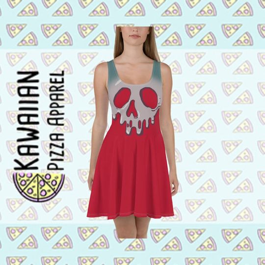 Discover Poison Apple Snow White and the Seven Dwarfs Inspired Skater Dress