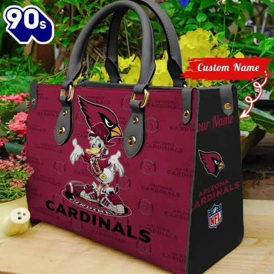 Discover Personalized Arizonna Football Team Cardinalss Leather Handbag Gift