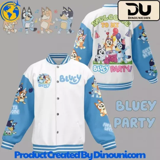 Discover BlueyDad Baseball Jacket