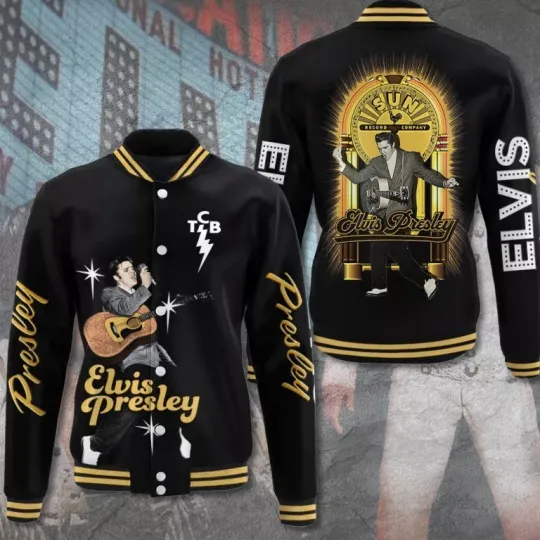 Elvis Presley Varsity Jacket – Baseball Jacket